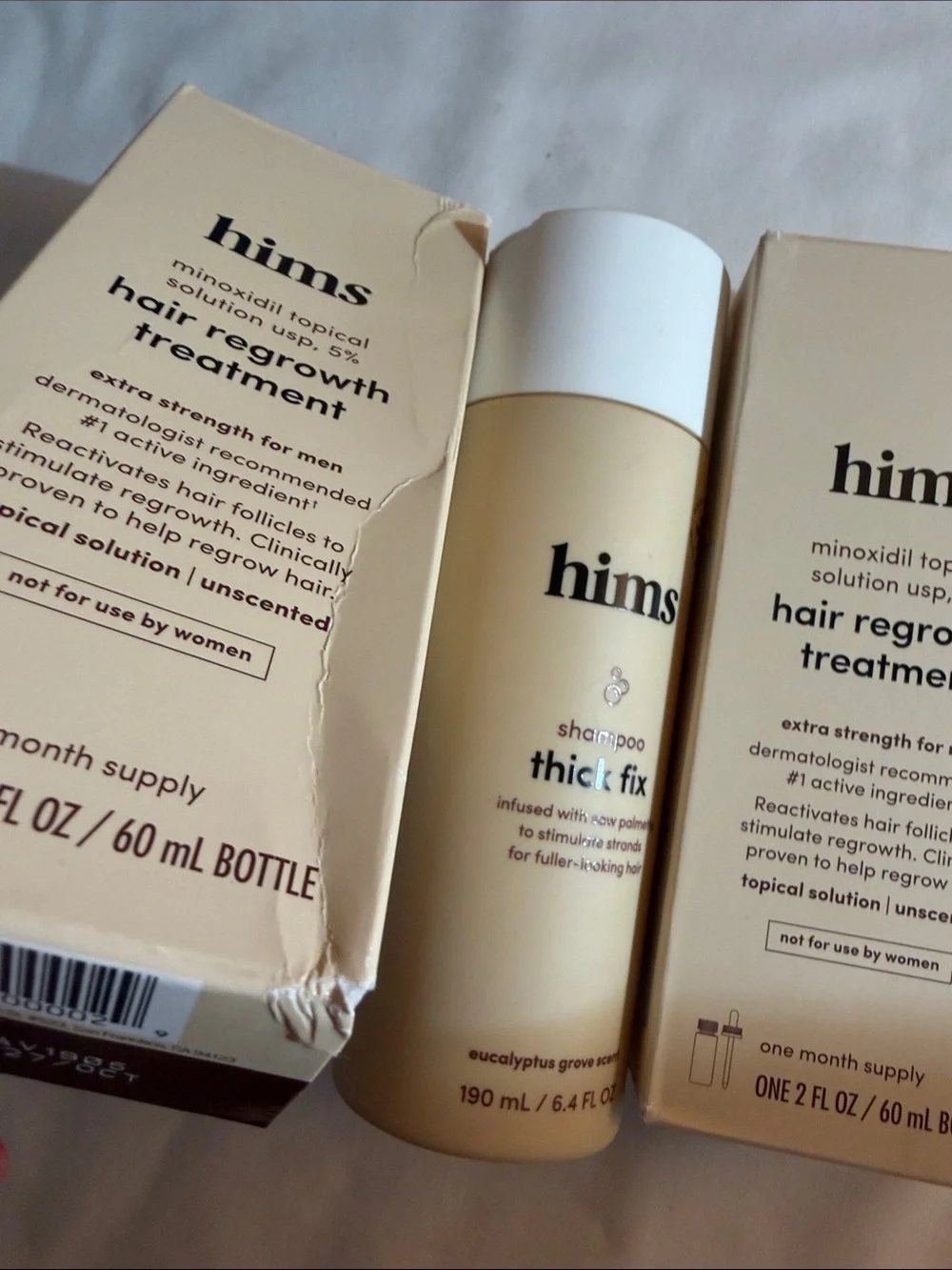 HIMS Hair set (The thick fix) bundle of 3 brand new set